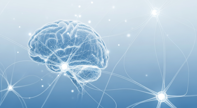 Abstract representation of mental clarity and focus support