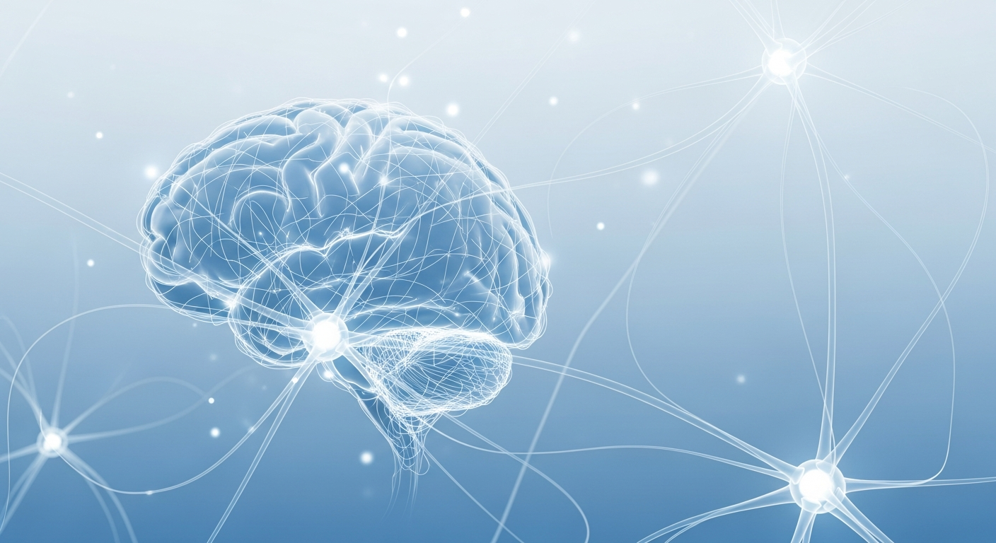 Abstract representation of mental clarity and focus support